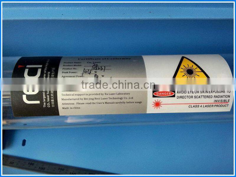 Max. power 100w co2 laser tube