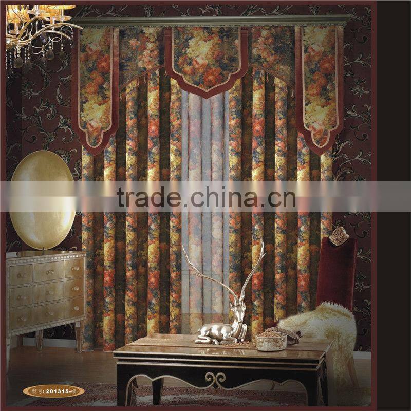 New style curtain designs stock curtain fabric
