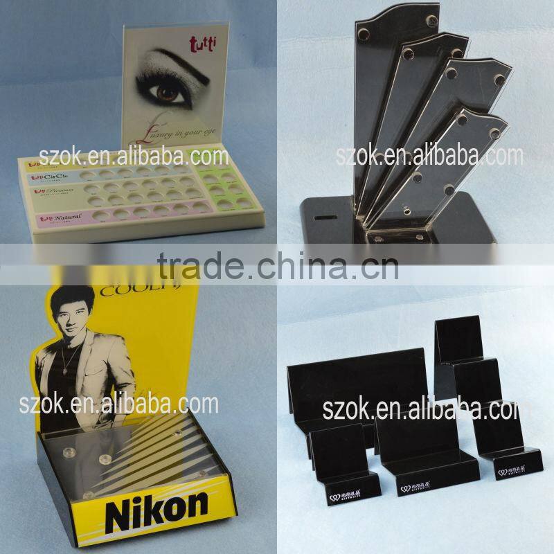 Acrylic modern colored kitchen ceramic knife block set