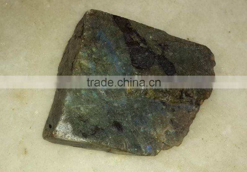 Natural Labradorite Gemstone Rough Multicolor Non-treated