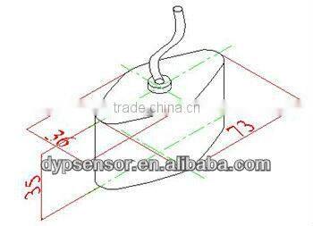High Frequency 200KHz Active Ultrasonic Transducer for Fish Finder200KHz Ultrasonic Sensor for Distance Measurement in Water