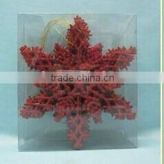 wedding accessory clear plastic snowflake