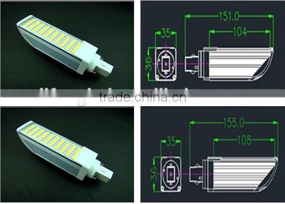 High Quality 9W LED G24 E27 Plug Light,PL Plug LED Lamp,Plc Plug Bulb
