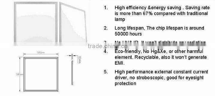 2016 hot sale high brightness 12W 18w 36w 40w 54w 72w 150w outdoor led panel light warranty for 3 years