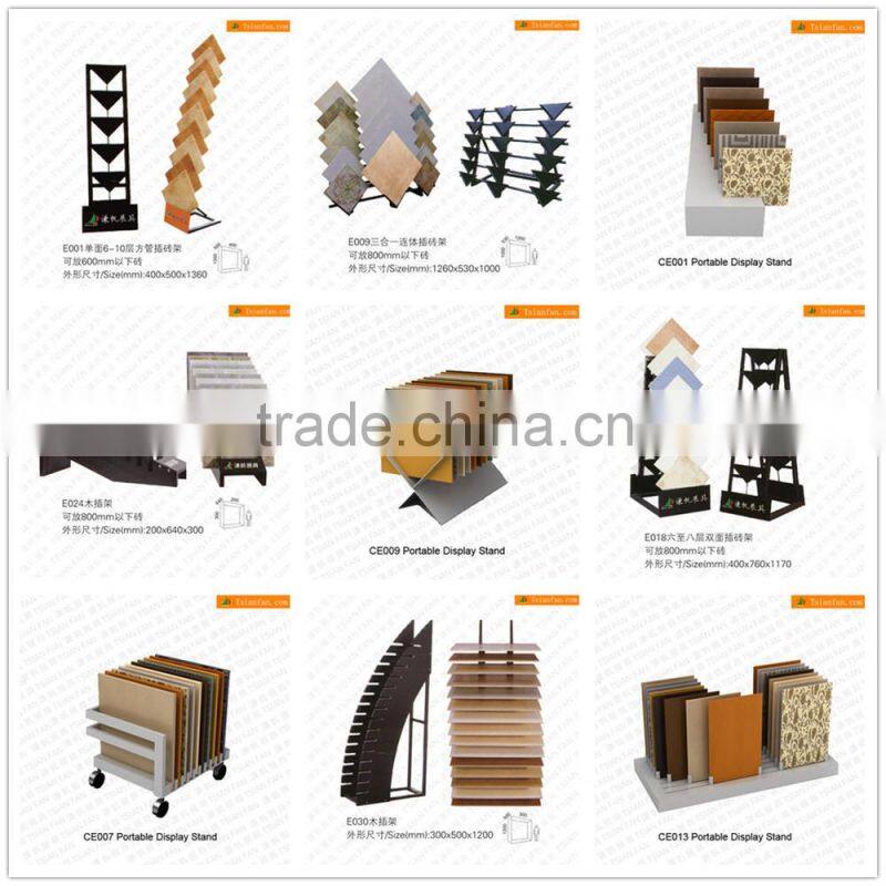 E020--Space-saving porcelain tile display stand