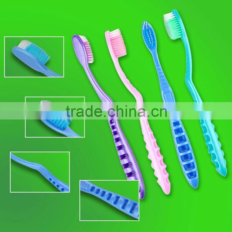 Best selling new colour design adult toothbrush tooth brush