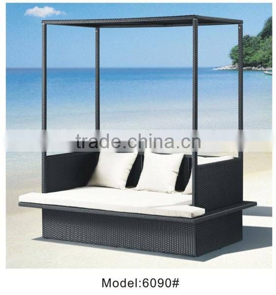 Adjustable garden daybed outdoor furniture sunbed garden chaise lounger