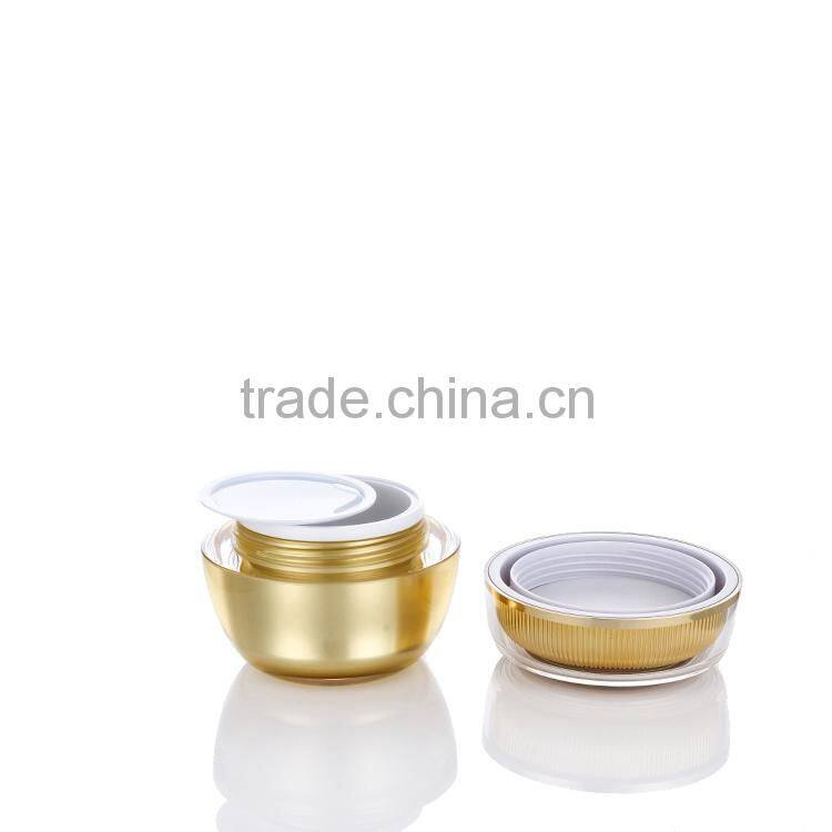 Acrylic jar empty round frost cosmetic jar 50G 50ml