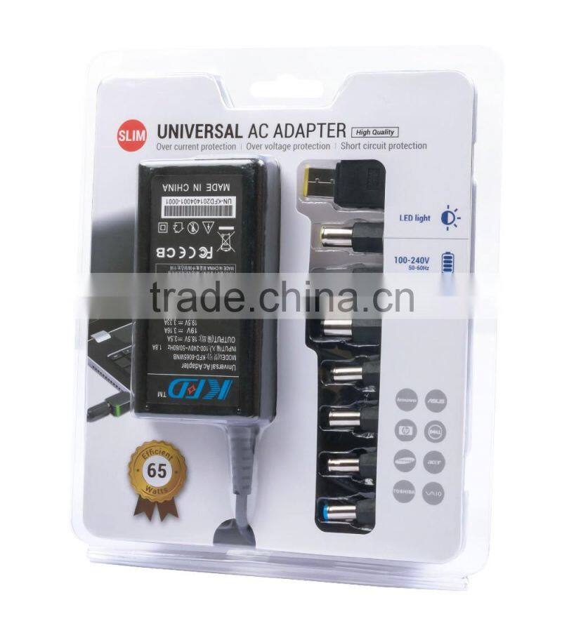 Newest design 10pins 90w universal laptop ac adapter with 2.0 USB port
