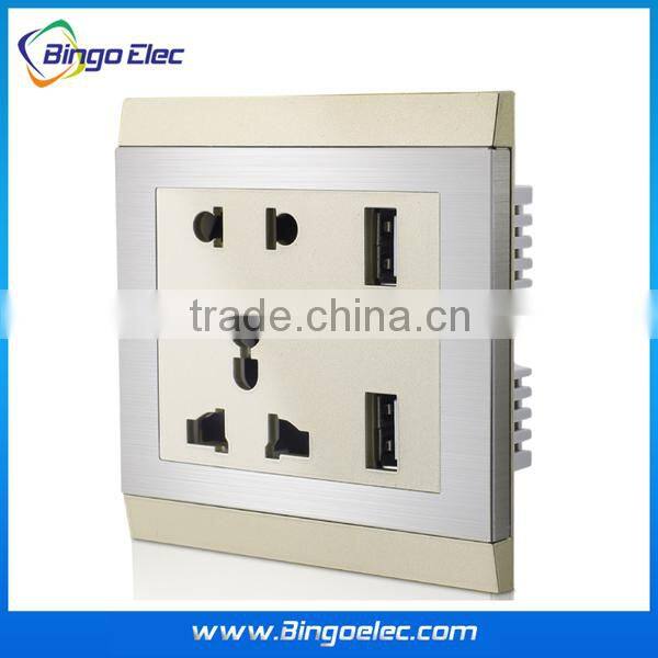 euro usb wall socket 220v