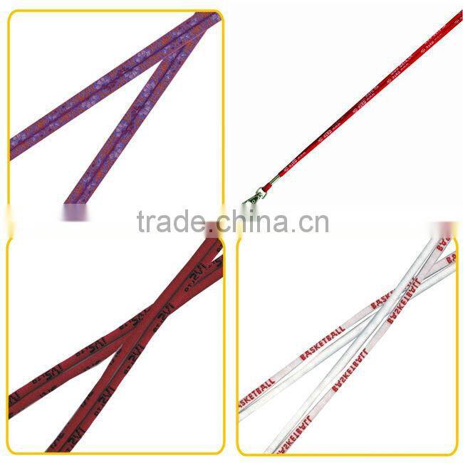 fashion decorative custom printed retractable id badge string key holder