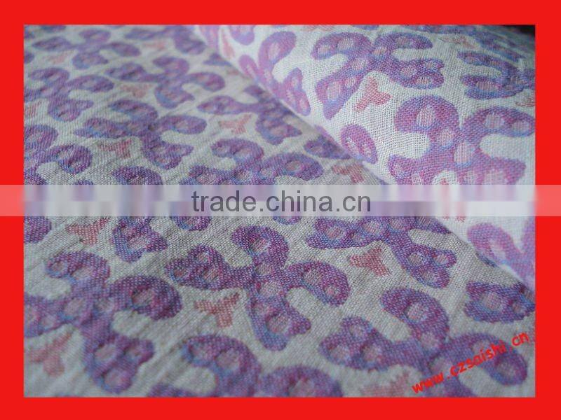 yarn dyed double layer muslin fabric