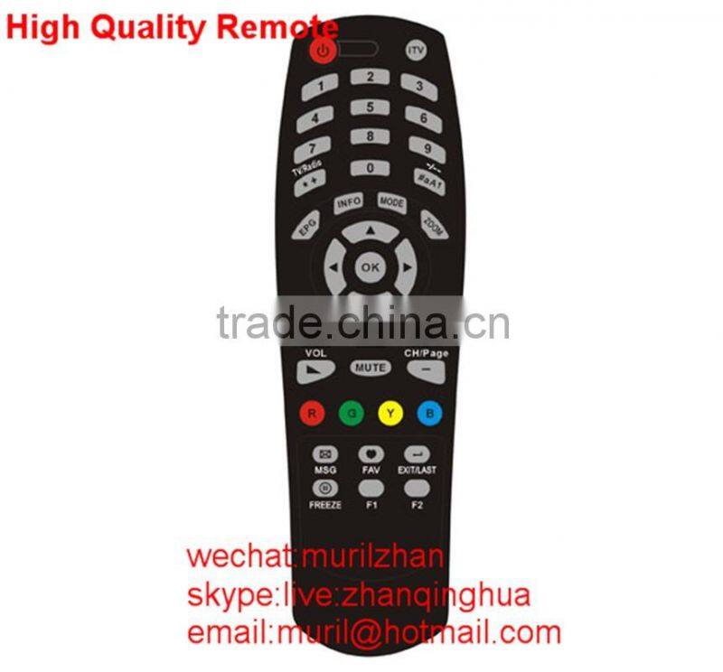 High Quality Black/Golden 39,42 Keys RCW-STB-NEW5 TV REMOTE CONTROL for Romania market,RK102 Turkey market