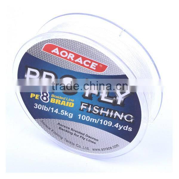 Best factory custom high strength white braided fishing braid line