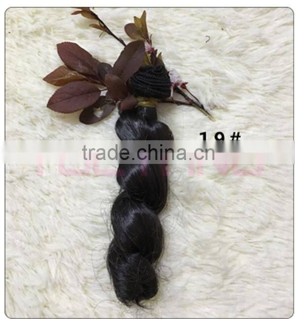 Hotsale Natural Brown Curly Hair Weave for Braiding