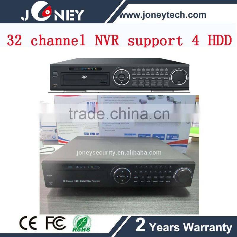 Best Selling Product ONVIF 32CH CCTV Network NVR 1080P H.264 For IP Camera Free CMS Software
