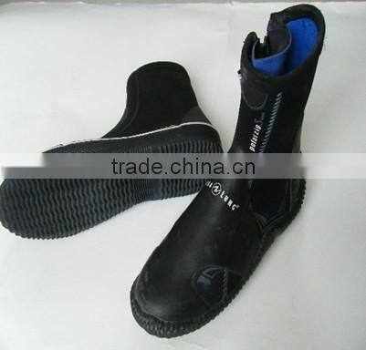 3-5mm neoprene diving boots,rubber sole scuba dive fins