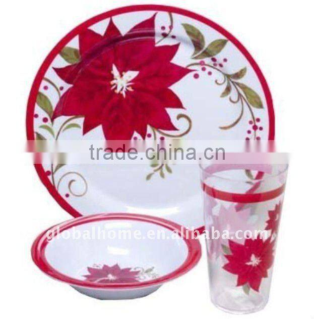 restaurant design melamine dinner set