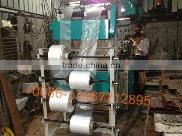 GBDE-700 Factory Direct Four Lines Full Automatic Plastic HDPE T-shirt Bag Making Machine