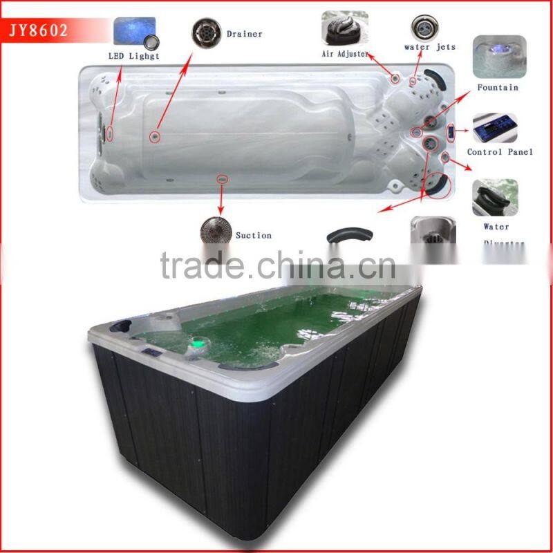 Fashion design used swim spa with balboa system large swim spa