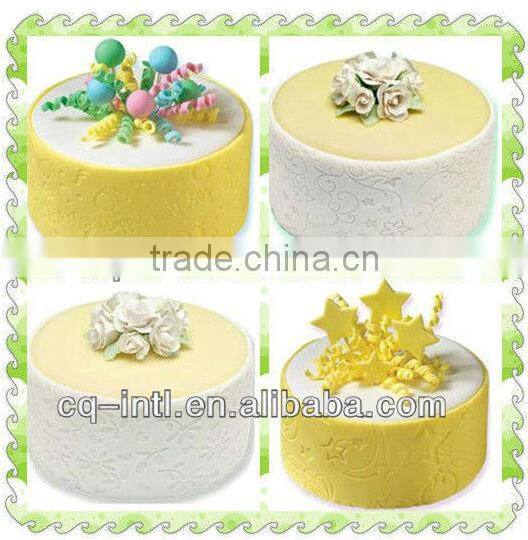 Fondant Cake Decorating Silicone Imprint Mat,Lace Mould