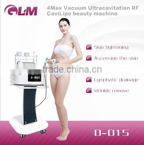 Effective and Powerful ultrasonic cavitation 3D RF vacuum IR machine with photons
