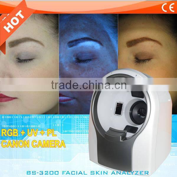BS-3200 and BS-3500 Tri- spectrum Facial Skin Scanner Analyzer With 3D Face Camera