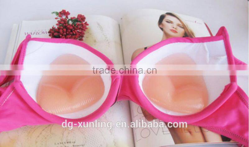 Promotion top sale clear silicone nipple bra inserts