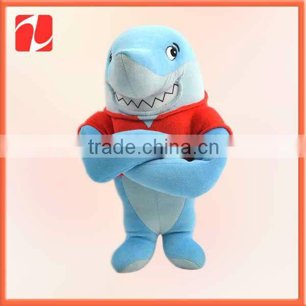 Hot Selling plush shark keychain in China shenzhen OEM