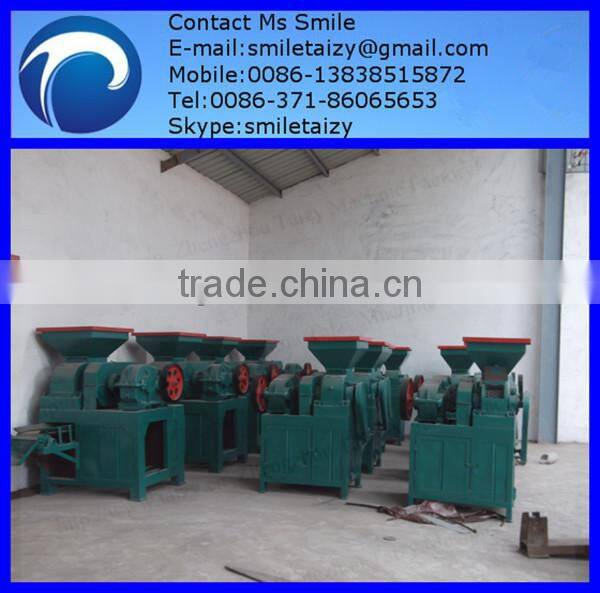 Hydraulic coal ball press machine with kinds of moulds