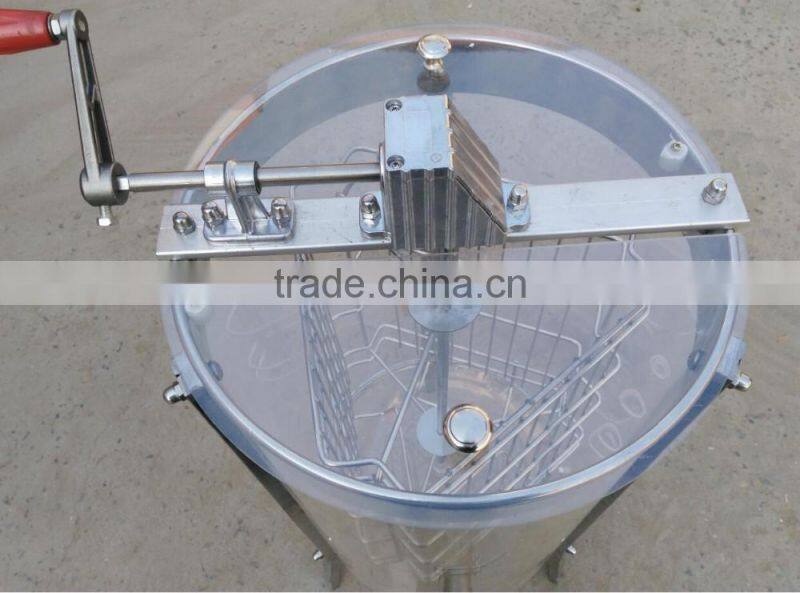 Top quality 3 Frame Manual Plexiglass Honey Extractor with legs& honey gate