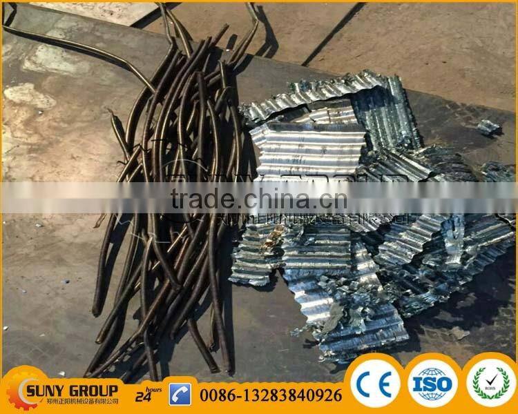 Italy technology Waste Radiator Recycling machinery for Copper Iron and Aluminum/radiator reyecling