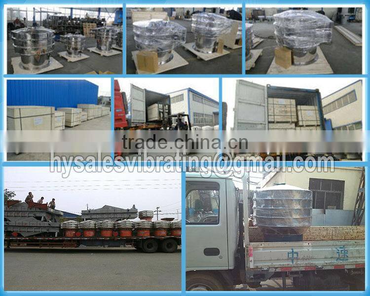 Stainless steel 304 flour vibrating screen sieve vibrator shaker made in xinxiang