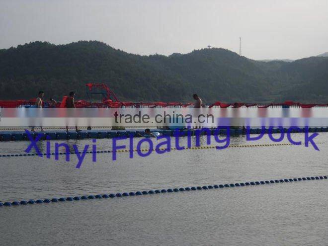 plastic pontoon floating swimming pool