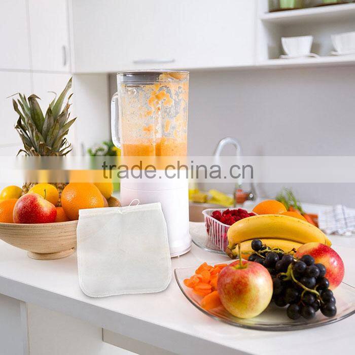 200 micron food grade cold brew coffee filter bag, almond milk strainer bag