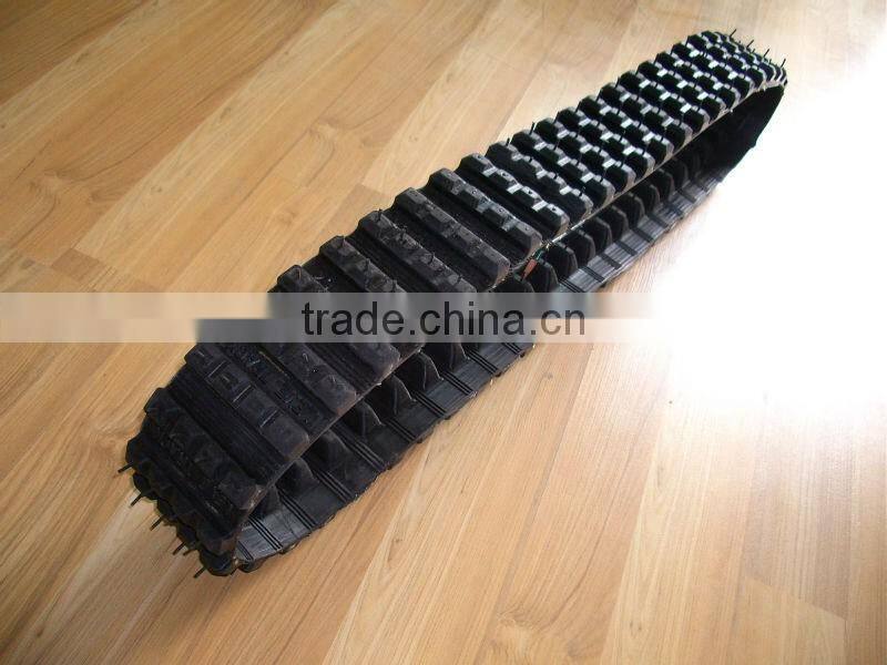Best quality remote control undercarriage parts rubber track chain,rubber and steel track link assembly