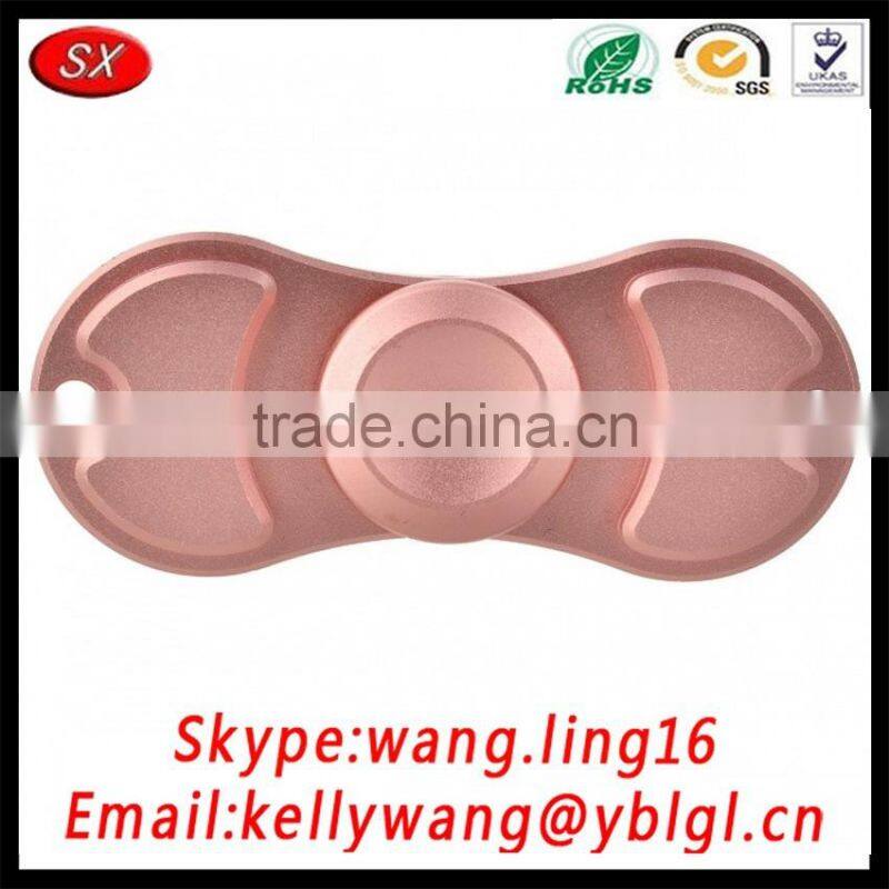 Hand Spinner Tri-Spinner Fidget Aluminium Focus Toy Brass Kids Copper ED