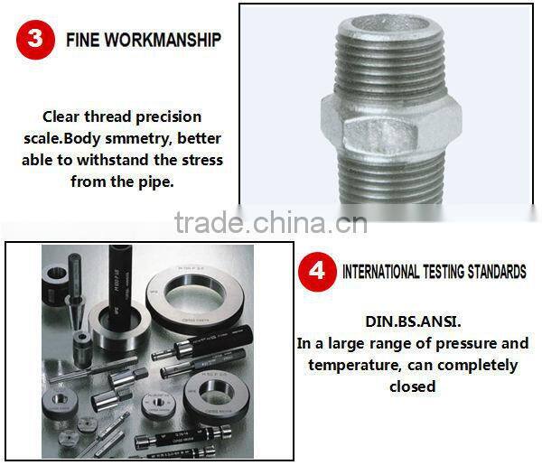 black cast reducing malleable iron pipe fittings