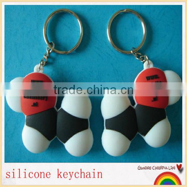 Double-sided Soft PVC Keychain,Rubber Keychain