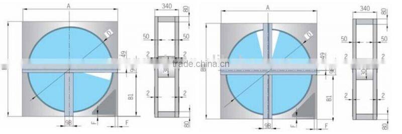 UAE popular heat recovery wheel AHU core high temperature resistance