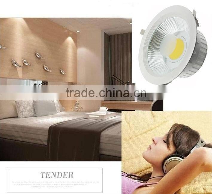 8W/10W/18W/26W/30W COB LED Down Light High Quality LED Downlight