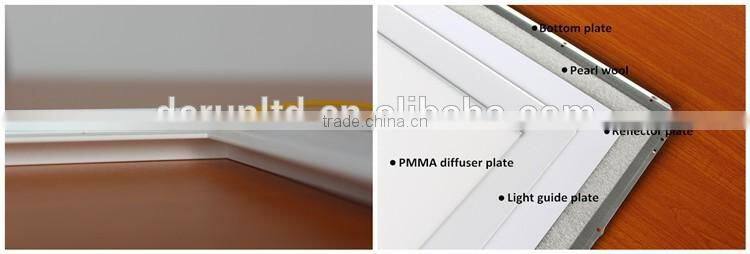 Baked white paint 600*600 square Led Flat Panel Lighting AC85-265V 36/40/48/72w