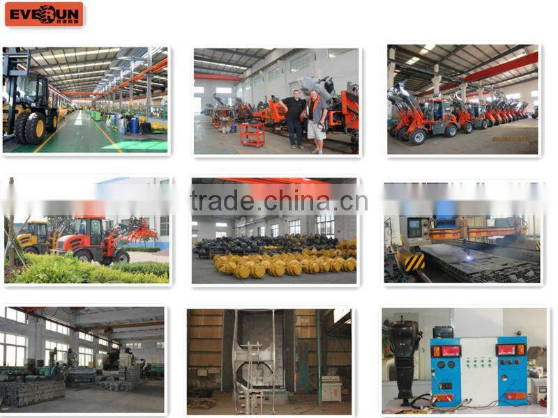 Everun ER20 CE Approved Wheel Loader with Log Grapple