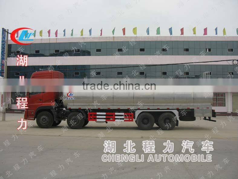 Dongfeng milk tanker truck milk transport truck stainless steel tank truck