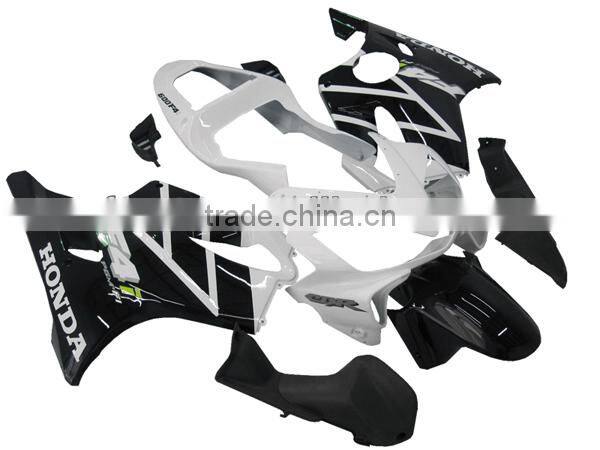 For Honda CBR600F4I CBR600 F4I 2001-2003 2002 M Black White Injection Fairing Body Work