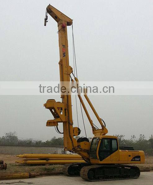 FD1565 65m hydraulic Rotary drilling rig with CE&ISO