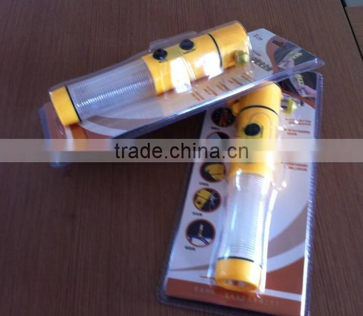 car emergency hammer and blade emergency light life hammer car escape tool auto safety hammer