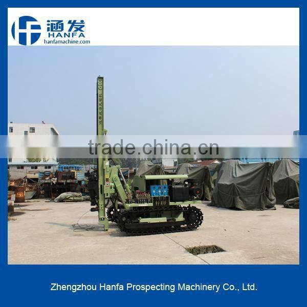 crawler type, hydraulic HF100YA2 air drilling machine, can drill depth up to 30m