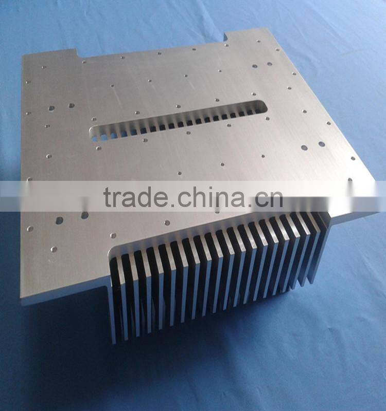Anodized CNC custom aluminium hot sink