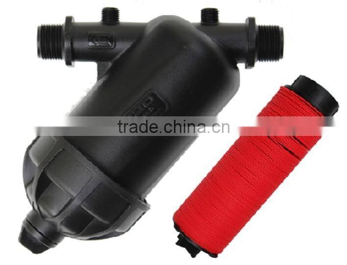 Drip irrigation system 120 mesh 2" big plastic screen water filter for agriculture